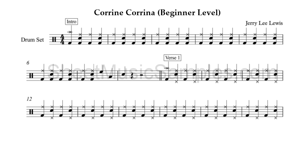 Corrine Corrina (Beginner Level)