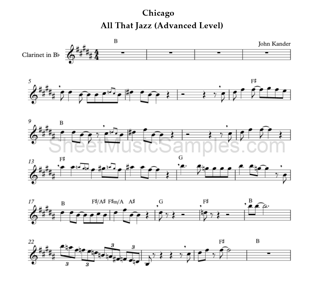 Chicago - All That Jazz (Advanced Level)