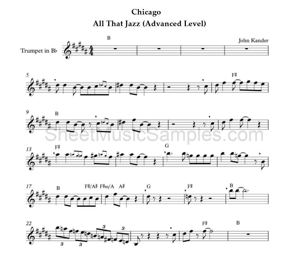 Chicago - All That Jazz (Advanced Level)