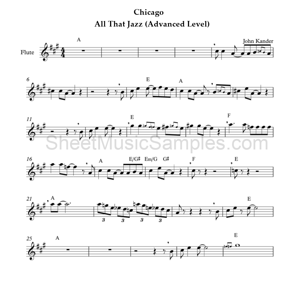 Chicago - All That Jazz (Advanced Level)