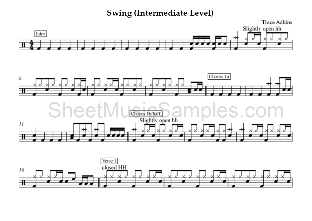 Swing (Intermediate Level)