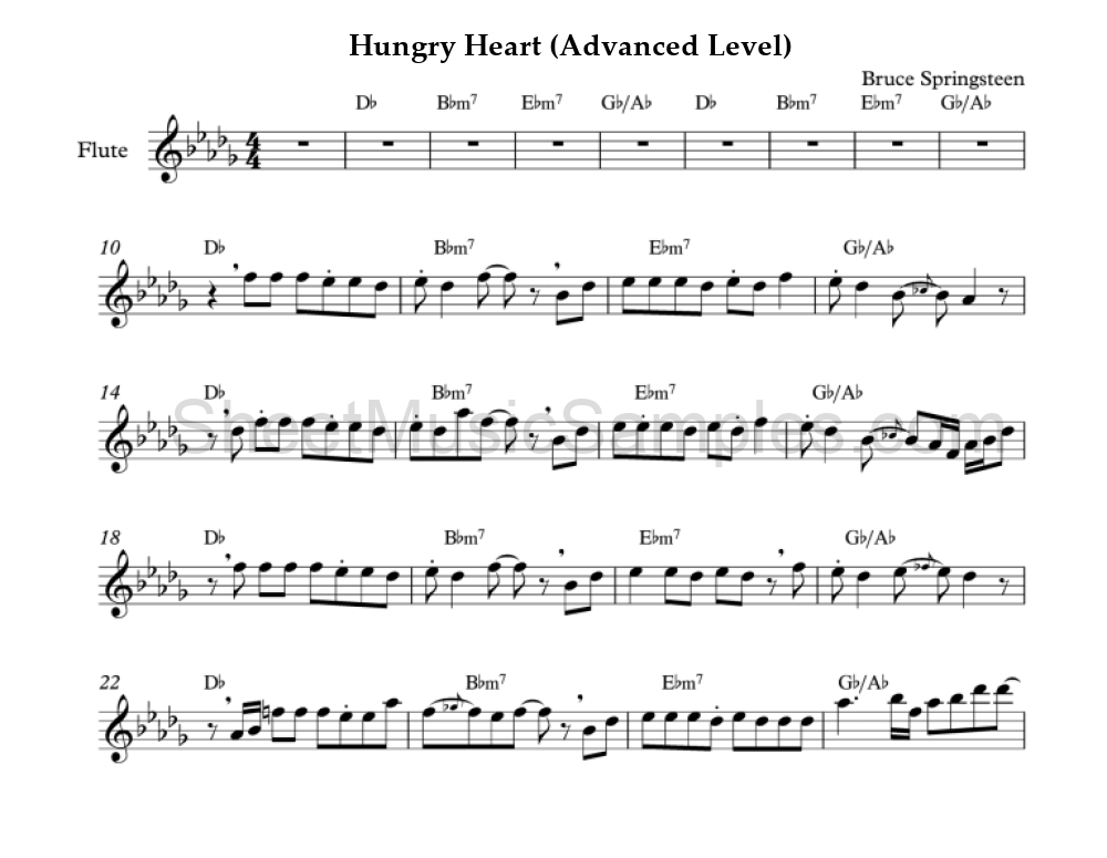 Hungry Heart (Advanced Level)