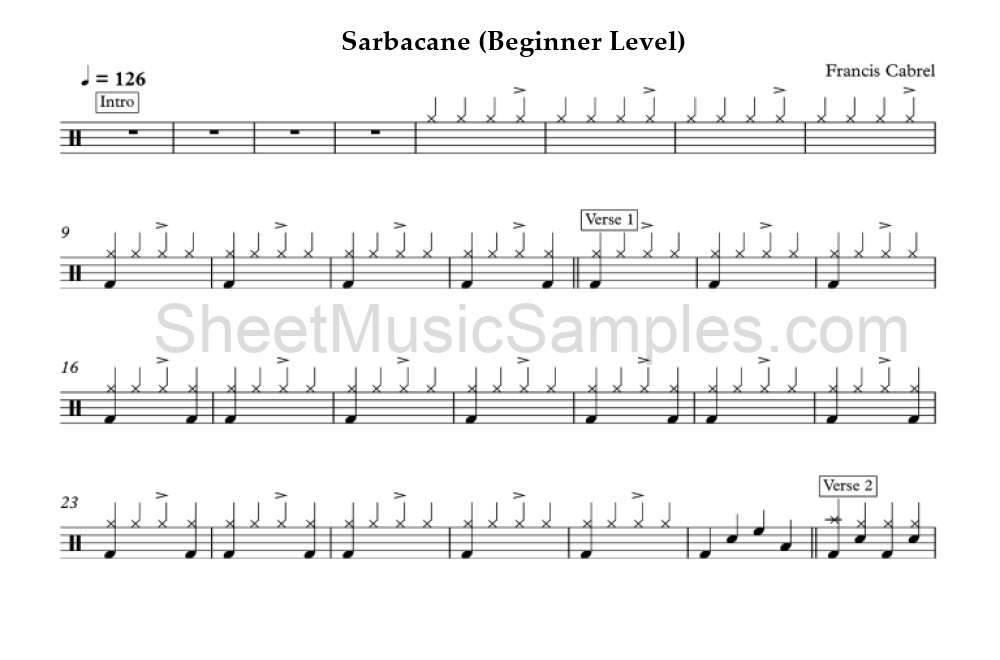 Sarbacane (Beginner Level)