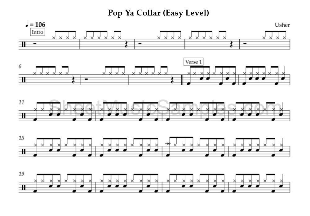 Pop Ya Collar (Easy Level)