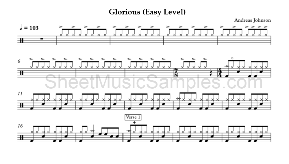 Glorious (Easy Level)