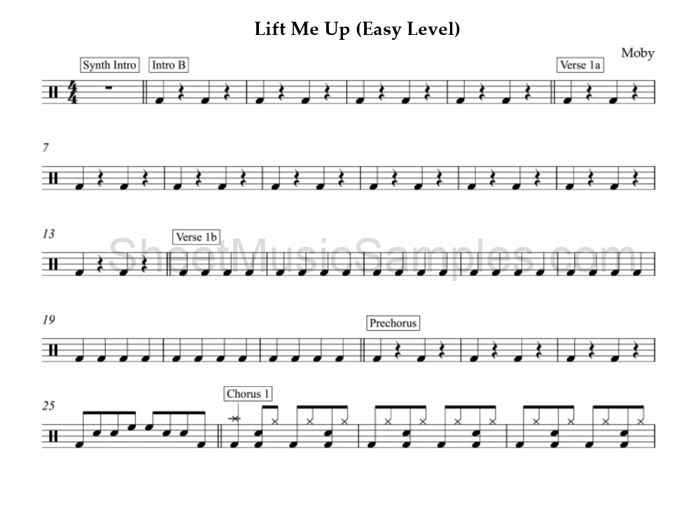 Lift Me Up (Easy Level)