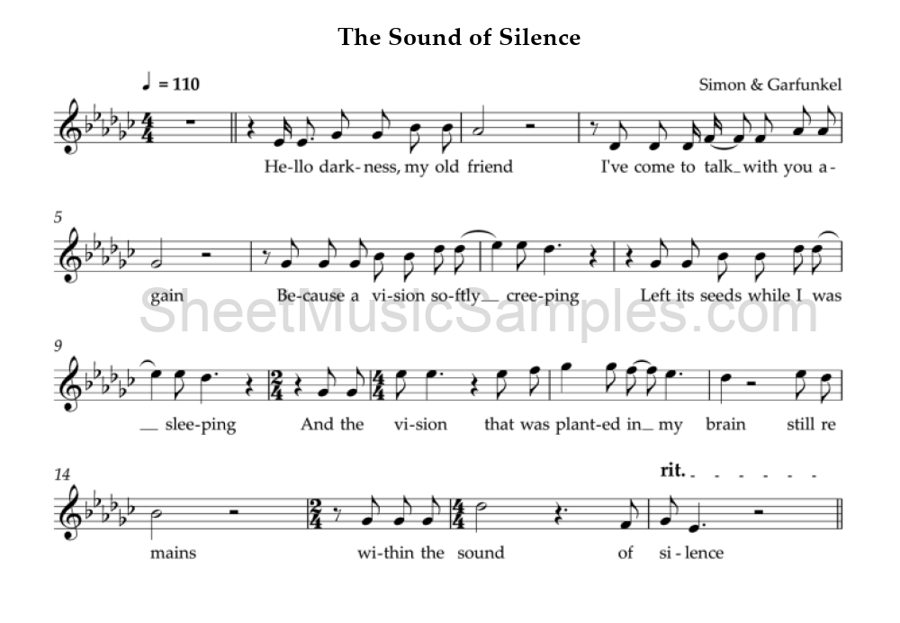 The Sound of Silence