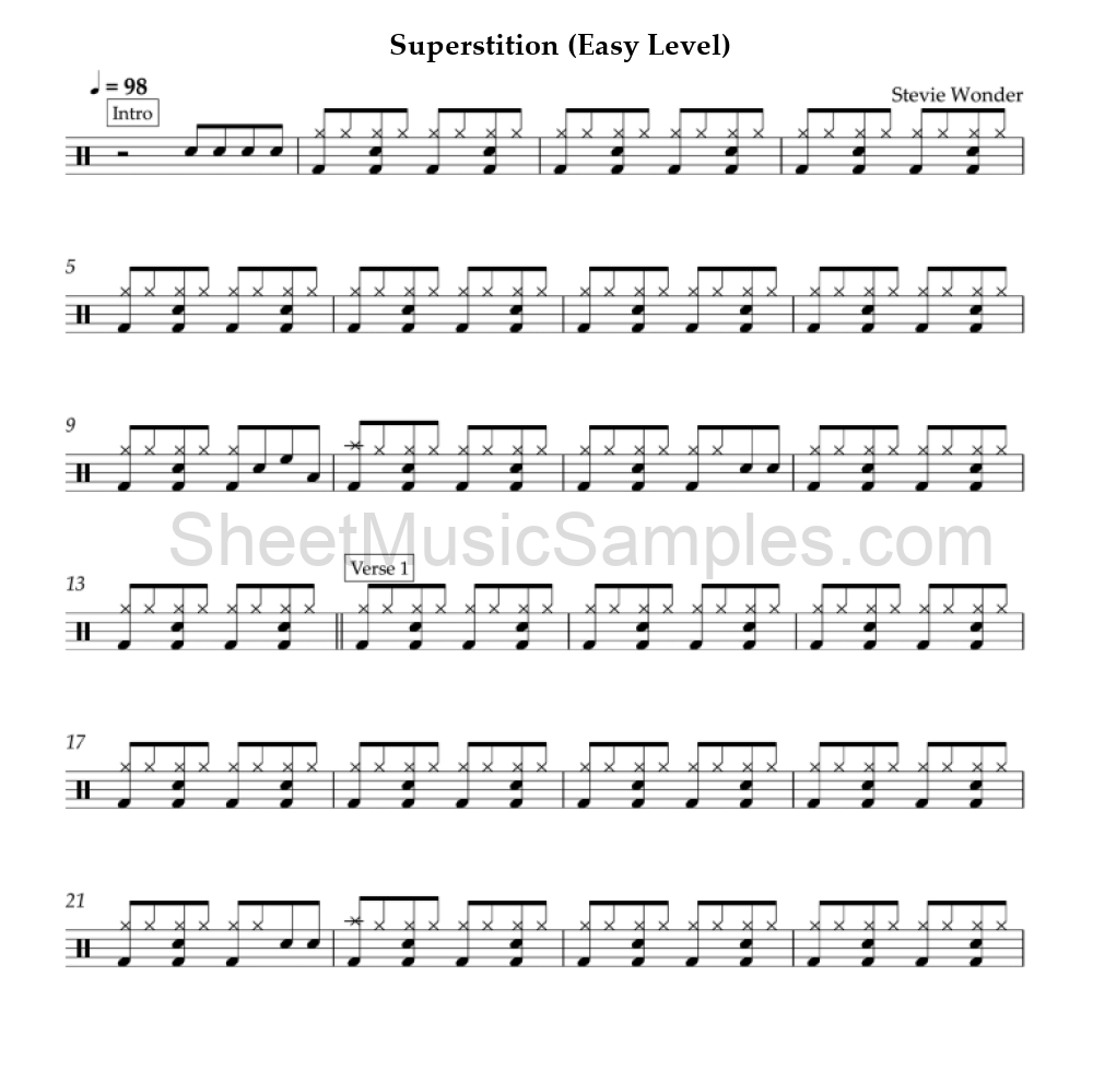 Superstition (Easy Level)