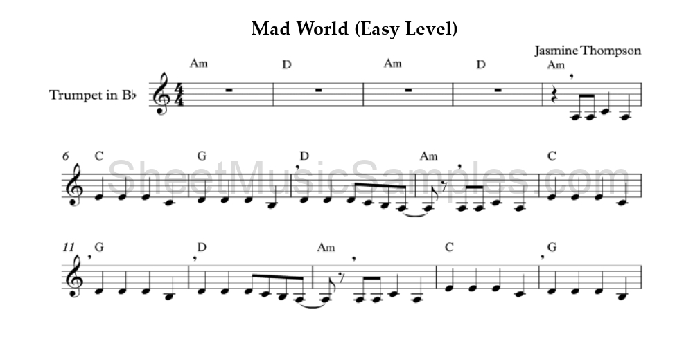 Mad World (Easy Level)