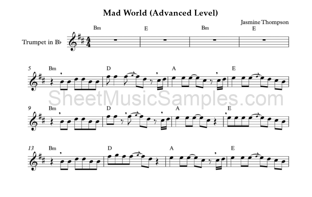 Mad World (Advanced Level)