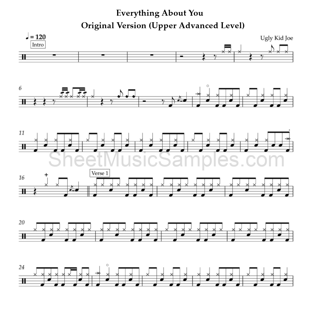 Everything About You - Original Version (Upper Advanced Level)