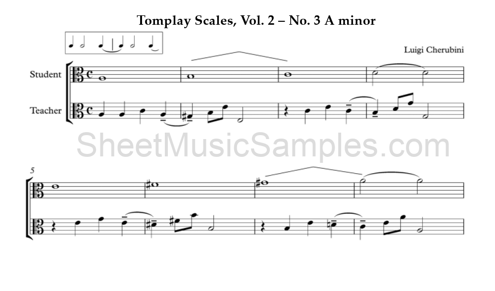 Tomplay Scales, Vol. 2 – No. 3 A minor