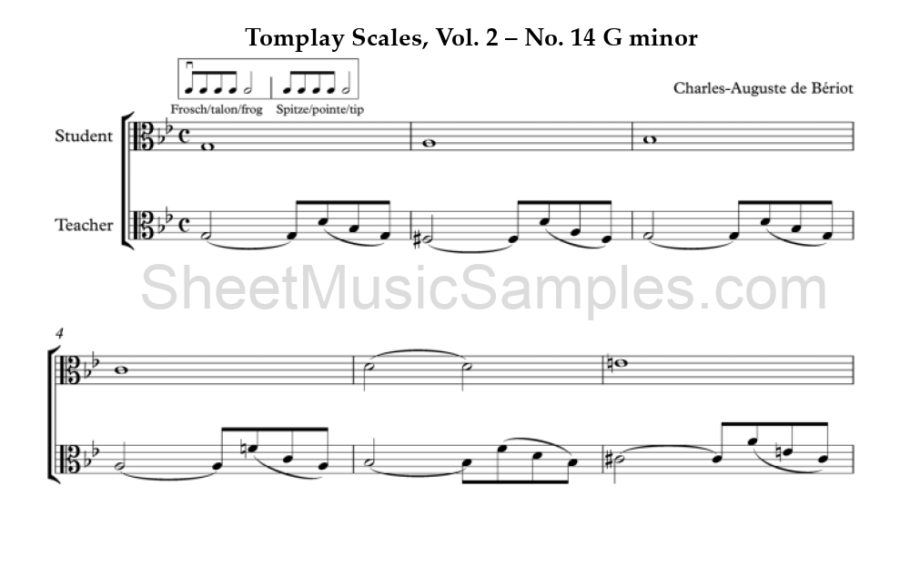 Tomplay Scales, Vol. 2 – No. 14 G minor