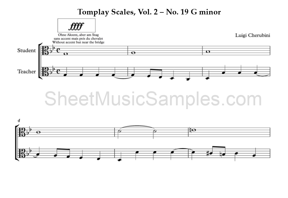 Tomplay Scales, Vol. 2 – No. 19 G minor