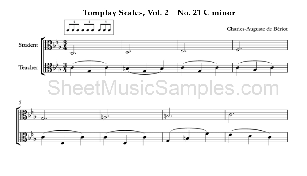 Tomplay Scales, Vol. 2 – No. 21 C minor