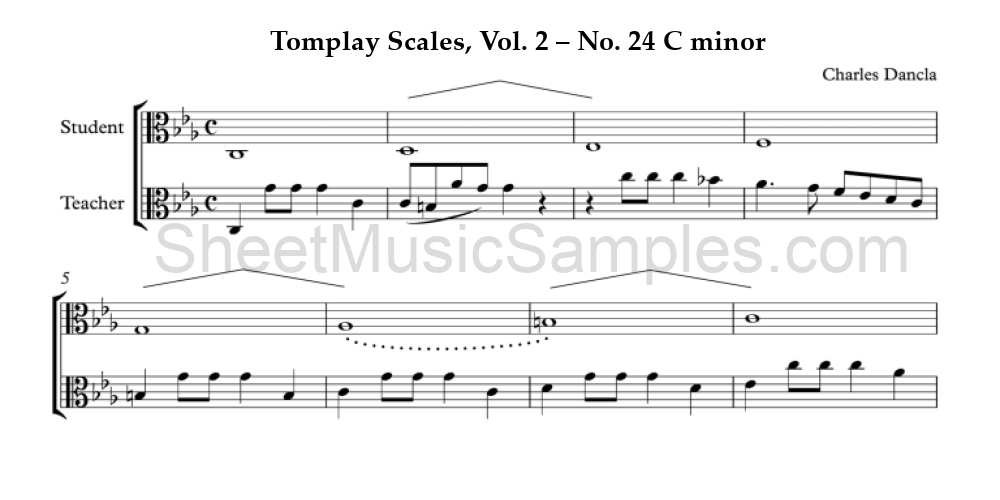 Tomplay Scales, Vol. 2 – No. 24 C minor