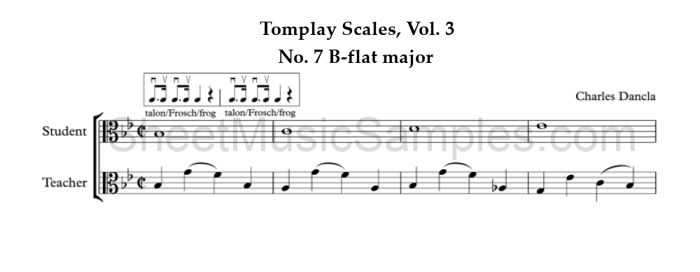 Tomplay Scales, Vol. 3 - No. 7 B-flat major