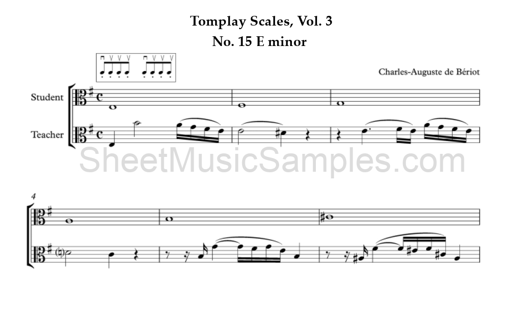 Tomplay Scales, Vol. 3 - No. 15 E minor