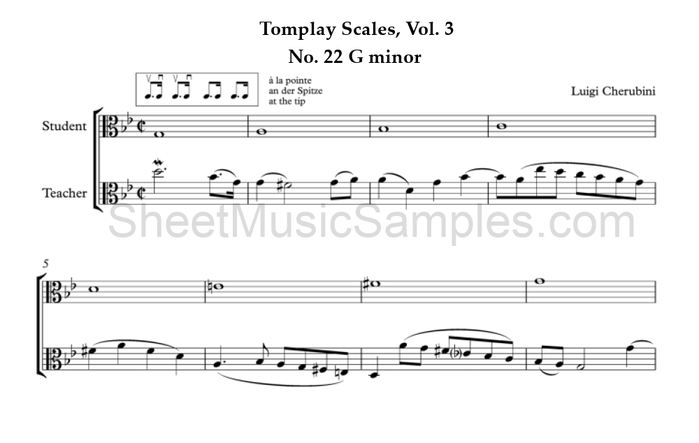 Tomplay Scales, Vol. 3 - No. 22 G minor