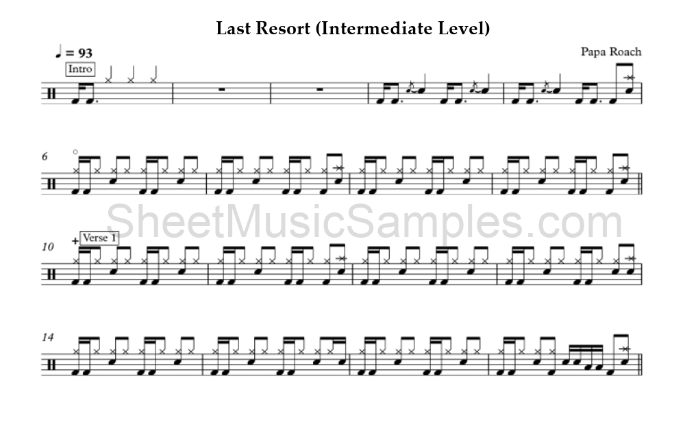 Last Resort (Intermediate Level)