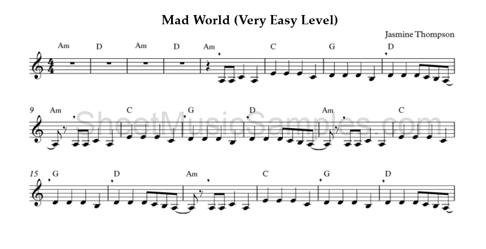 Mad World (Very Easy Level)