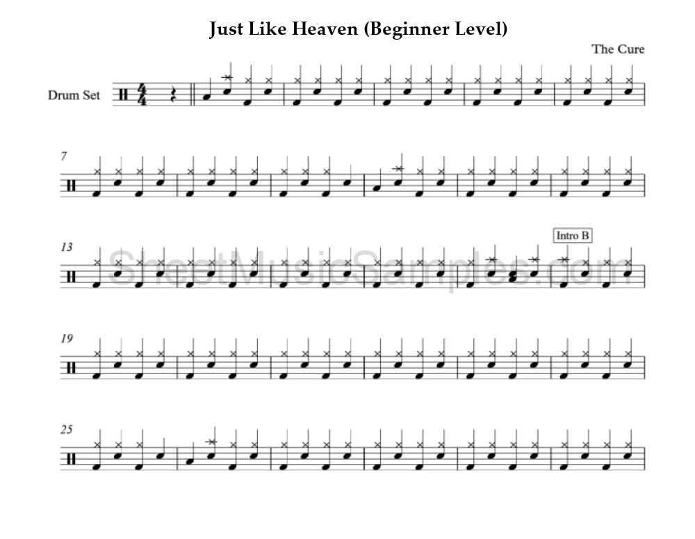 Just Like Heaven (Beginner Level)