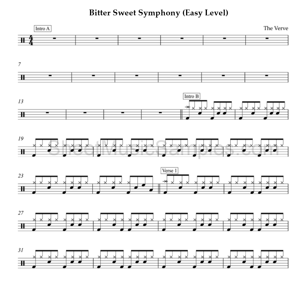 Bitter Sweet Symphony (Easy Level)