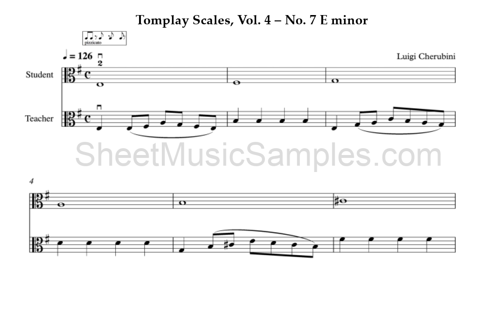 Tomplay Scales, Vol. 4 – No. 7 E minor