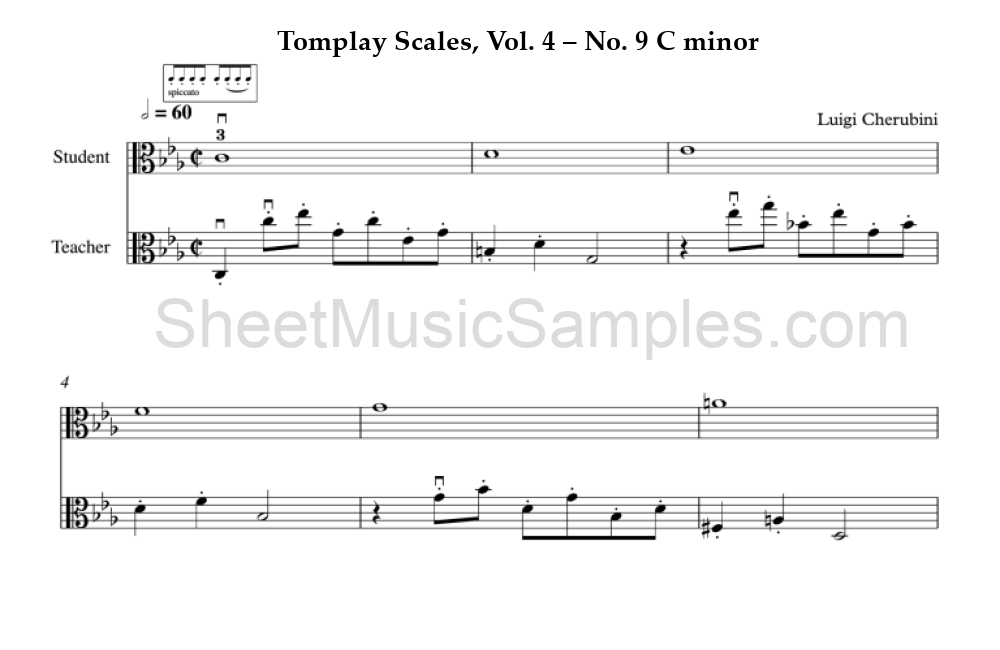 Tomplay Scales, Vol. 4 – No. 9 C minor