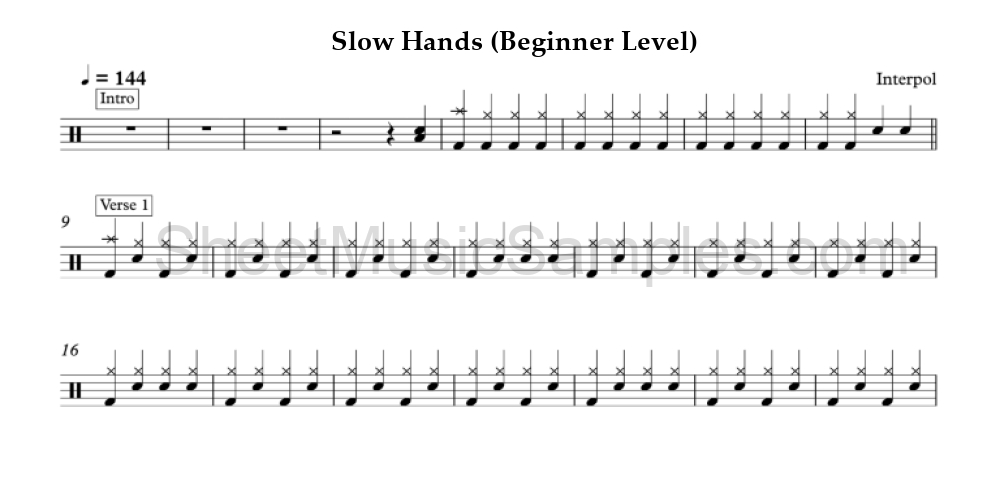 Slow Hands (Beginner Level)