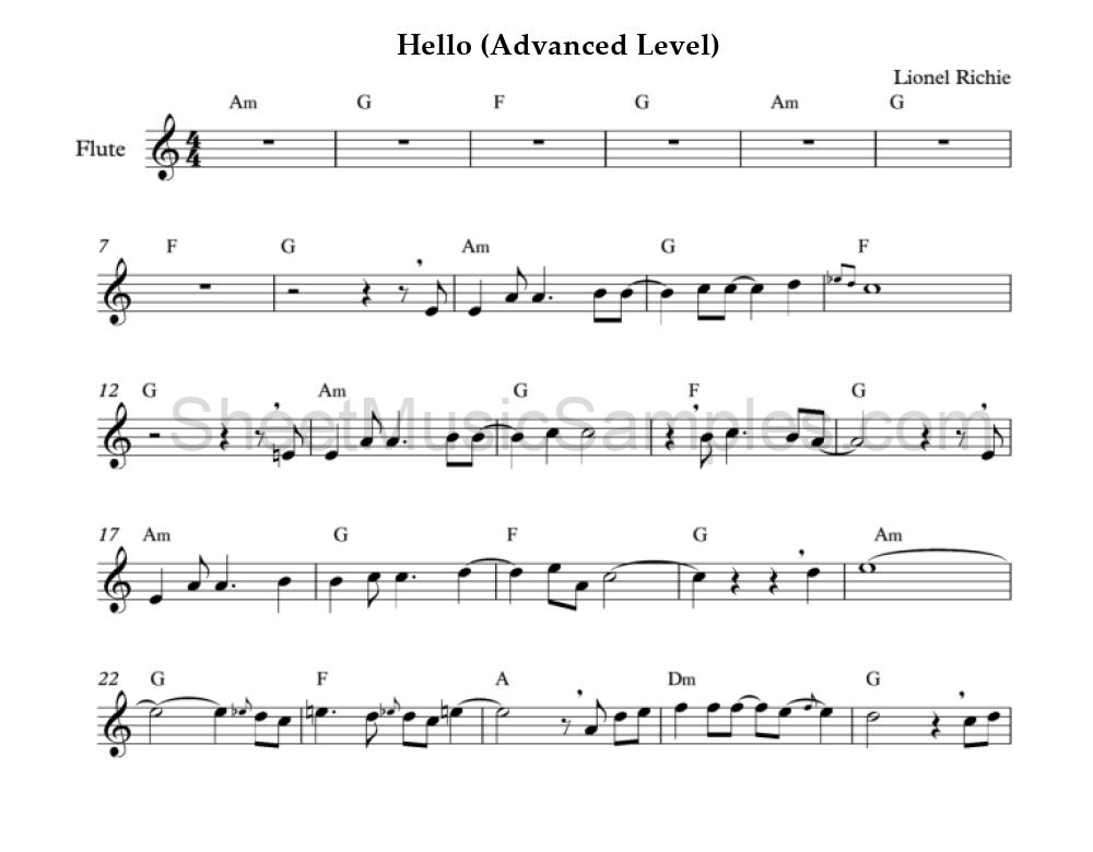 Hello (Advanced Level)