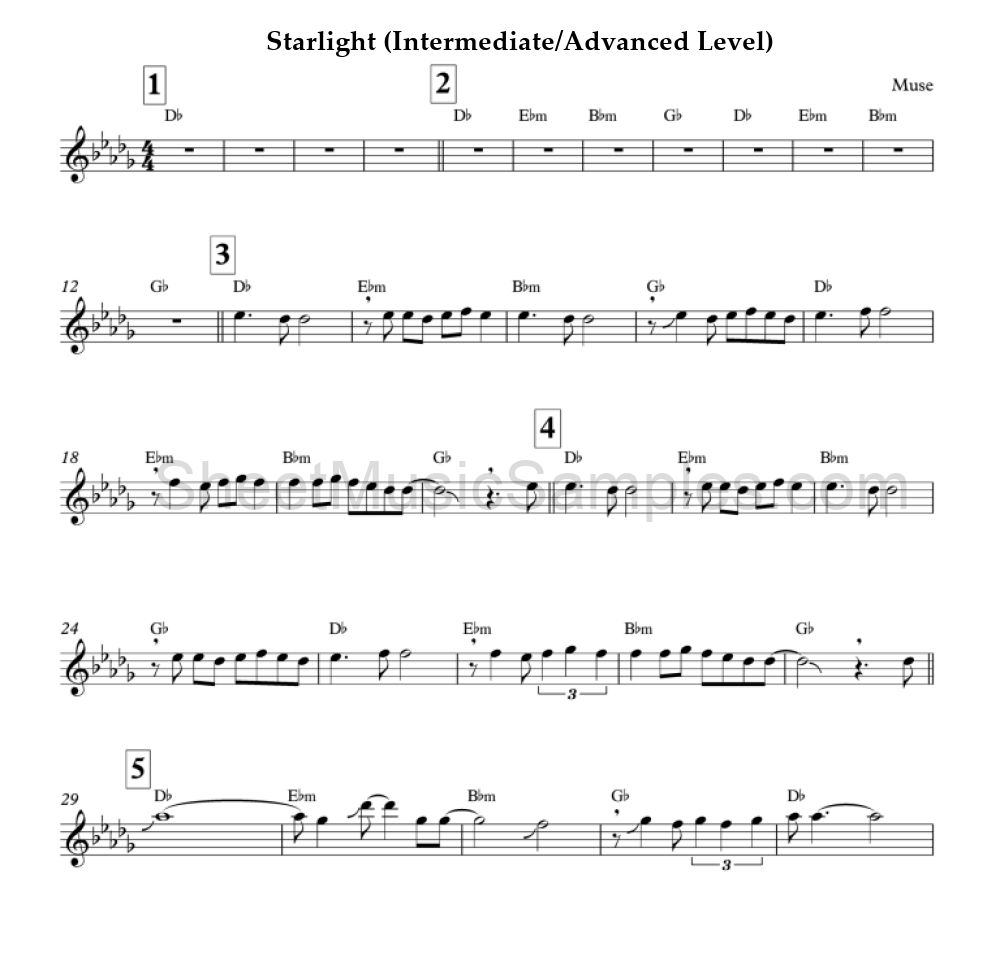 Starlight (Intermediate/Advanced Level)