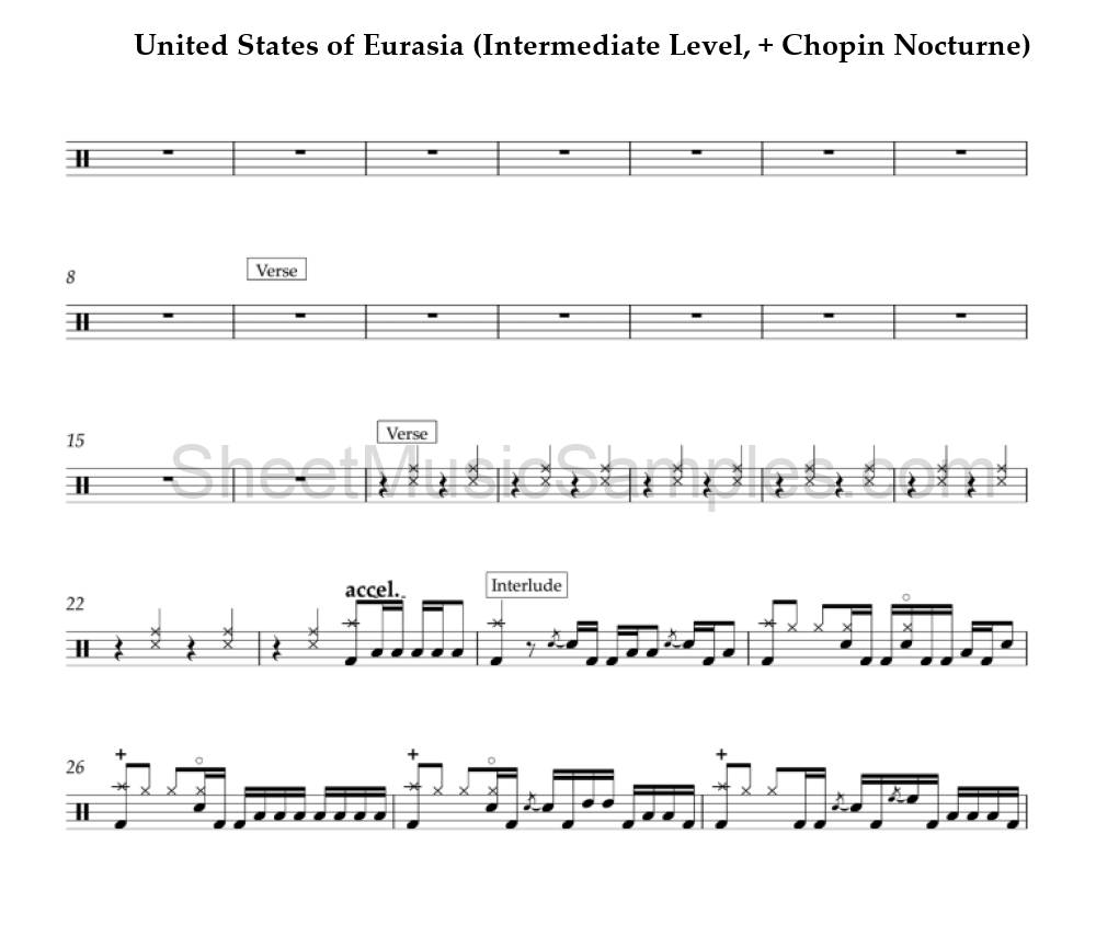 United States of Eurasia (Intermediate Level, + Chopin Nocturne)