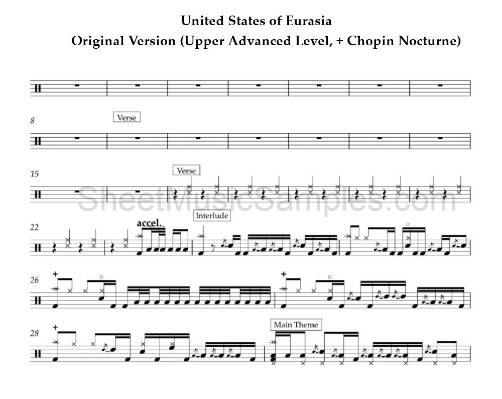 United States of Eurasia - Original Version (Upper Advanced Level, + Chopin Nocturne)