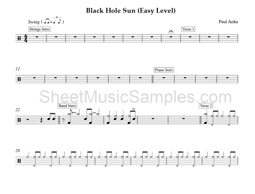 Black Hole Sun (Easy Level)