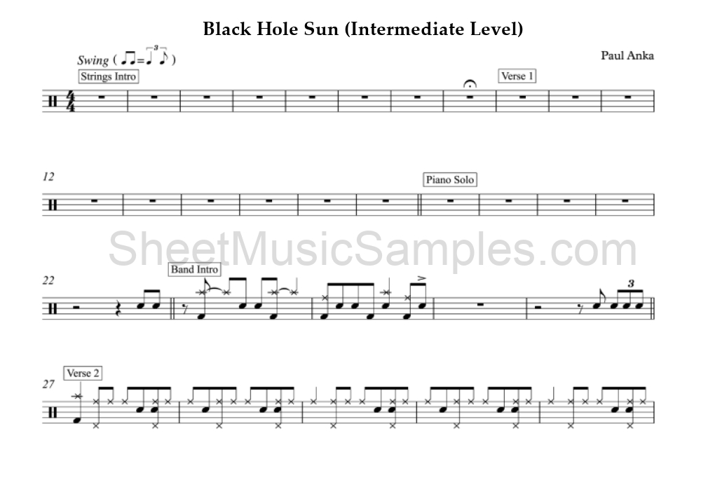 Black Hole Sun (Intermediate Level)