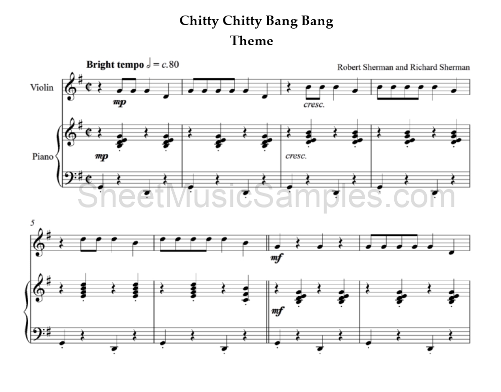 Chitty Chitty Bang Bang - Theme