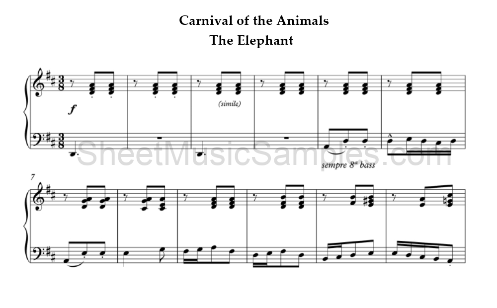 Carnival of the Animals - The Elephant