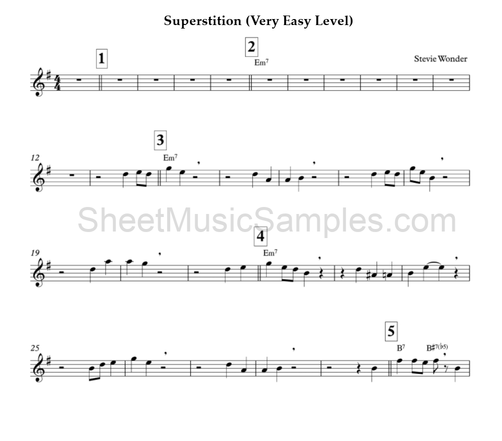 Superstition (Very Easy Level)