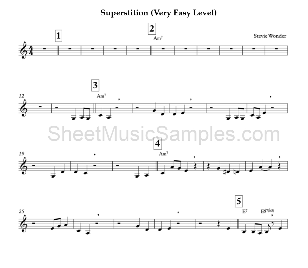 Superstition (Very Easy Level)