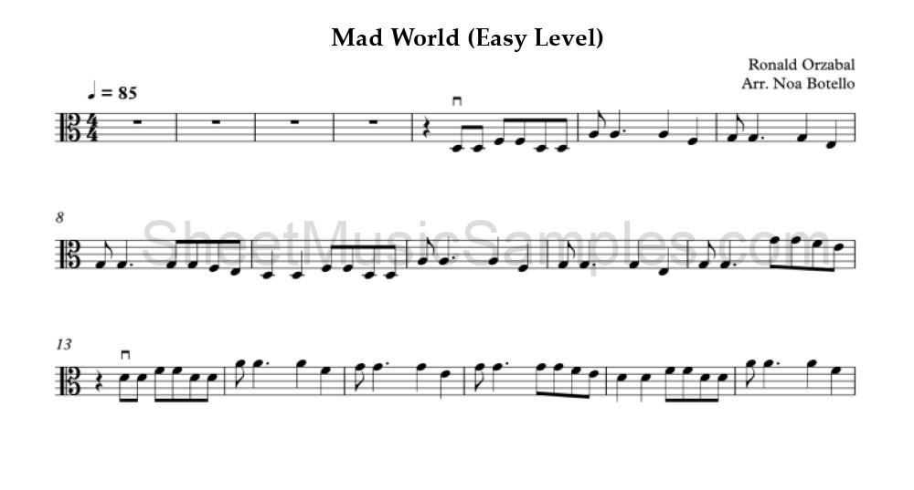 Mad World (Easy Level)