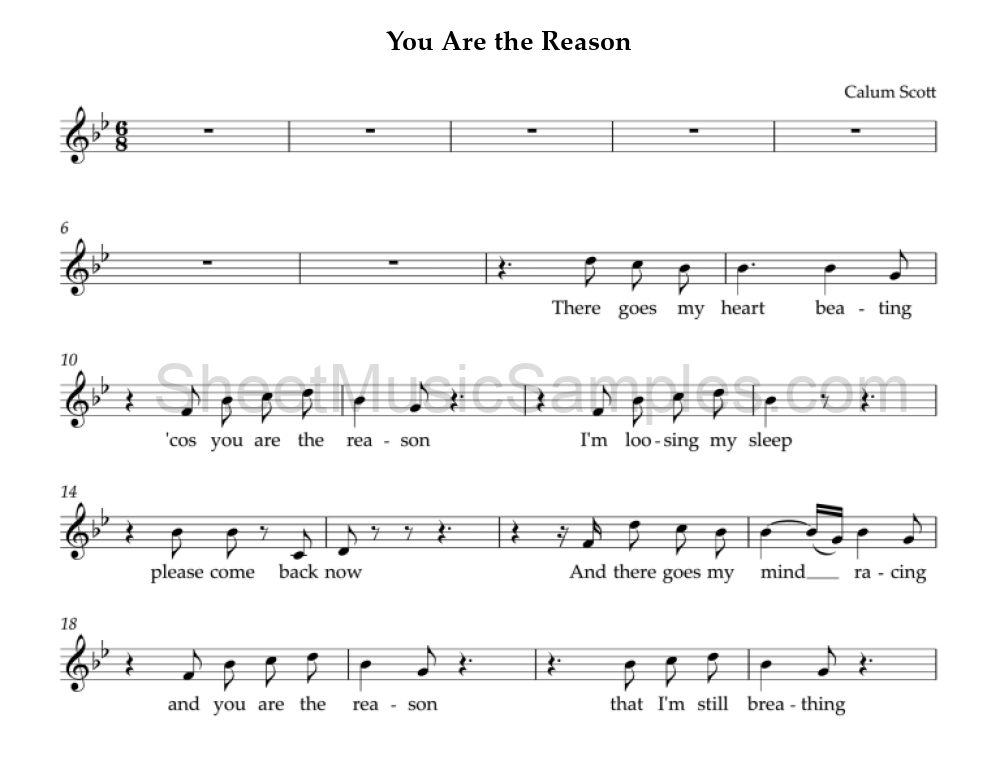 You Are the Reason