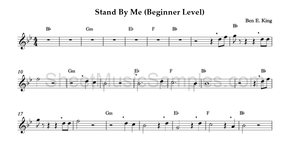 Stand By Me (Beginner Level)