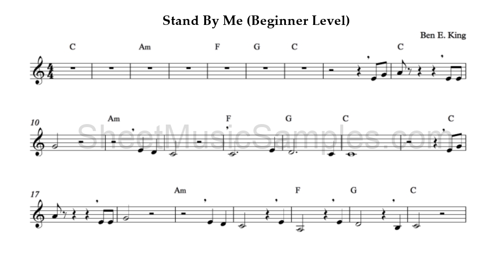 Stand By Me (Beginner Level)