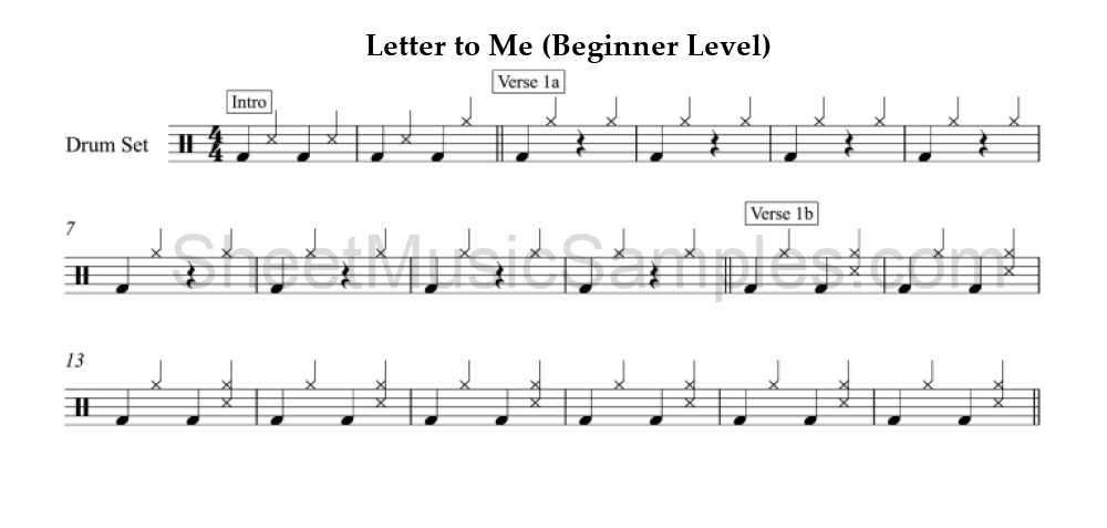 Letter to Me (Beginner Level)