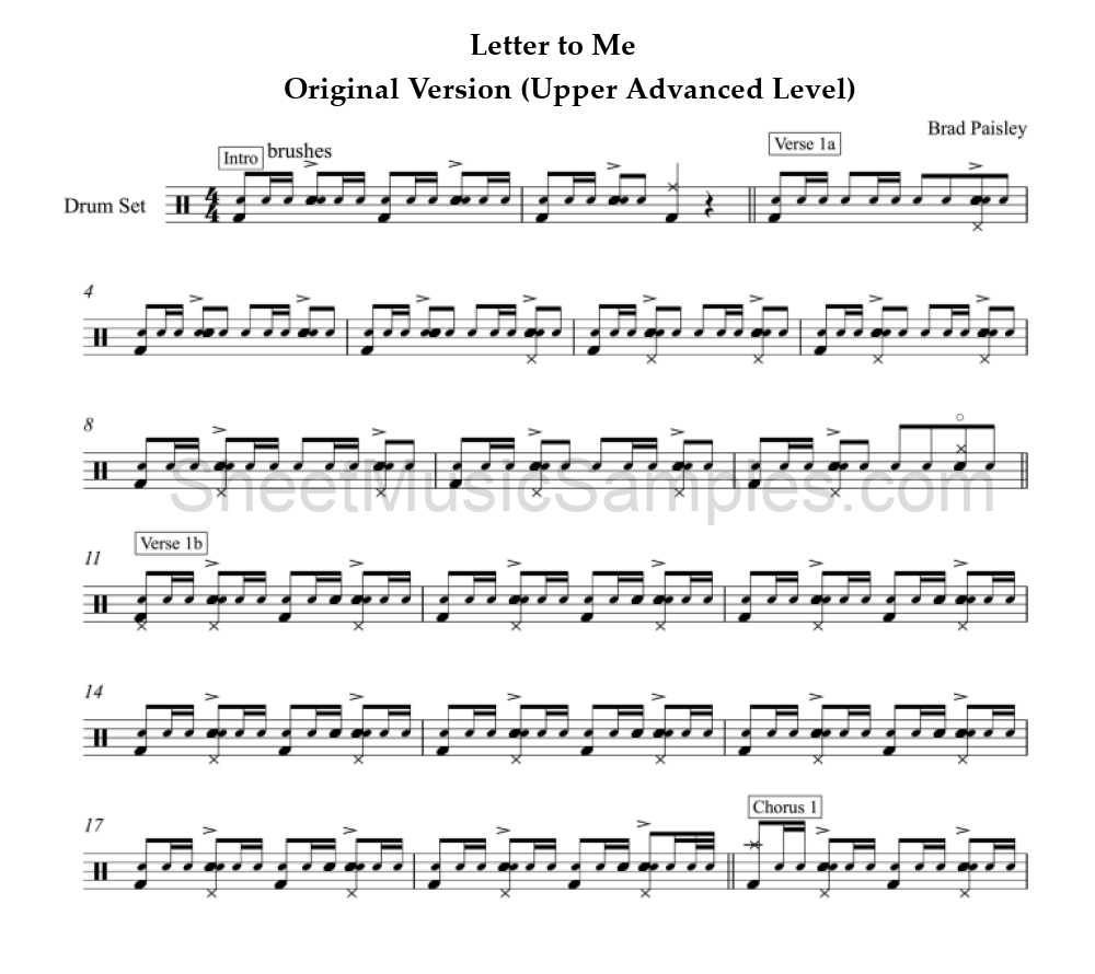 Letter to Me - Original Version (Upper Advanced Level)