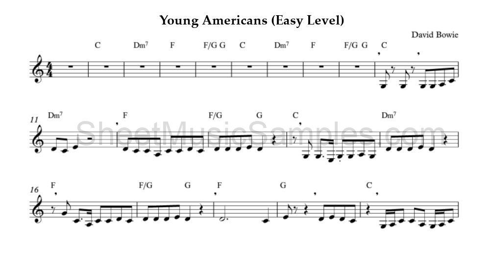 Young Americans (Easy Level)