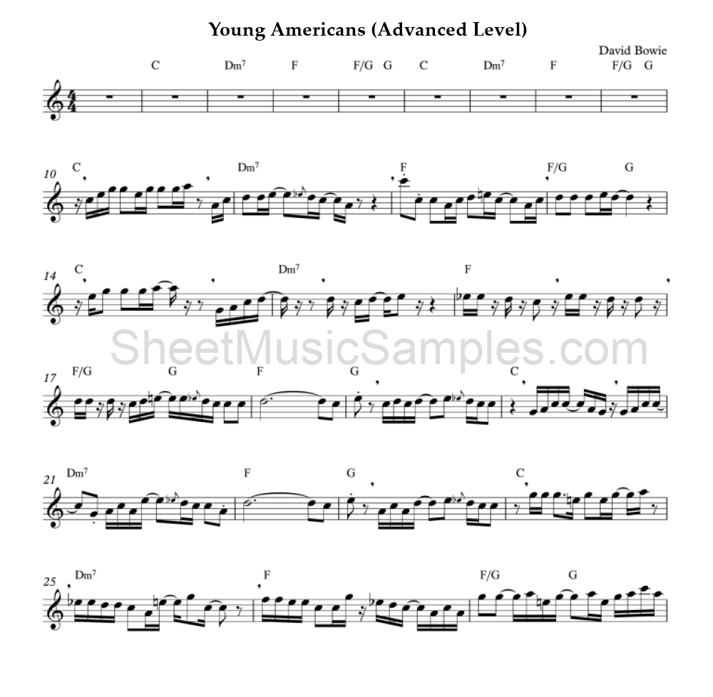 Young Americans (Advanced Level)