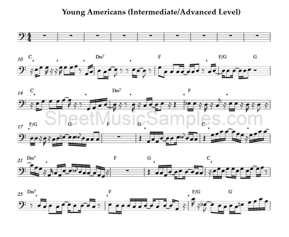 Young Americans (Intermediate/Advanced Level)