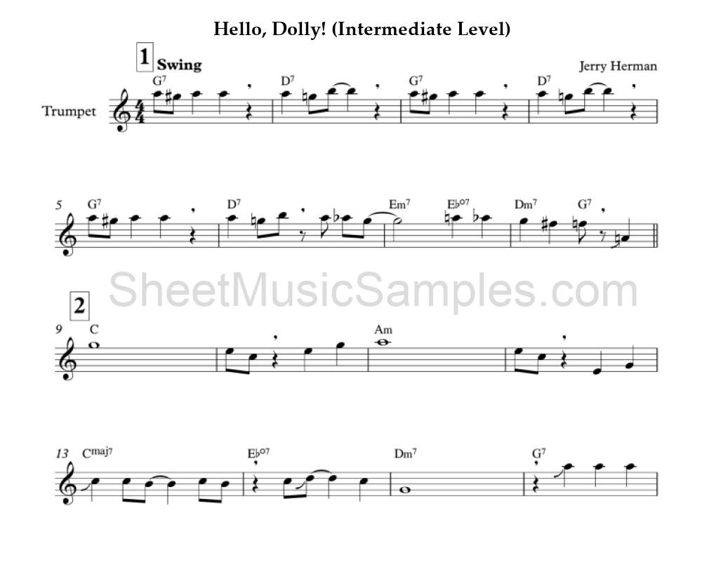 Hello, Dolly! (Intermediate Level)